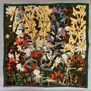 Tom Thomson Wildflowers Art Silk Scarf McMichael Canadian Art Collection